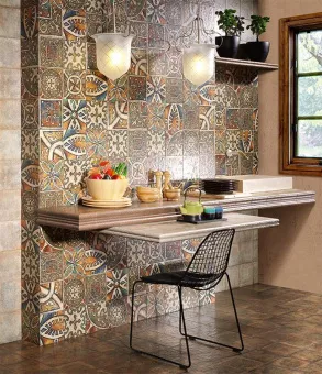 MAINZU CERAMICA MOLDURA BOLONIA OCRE 5X20