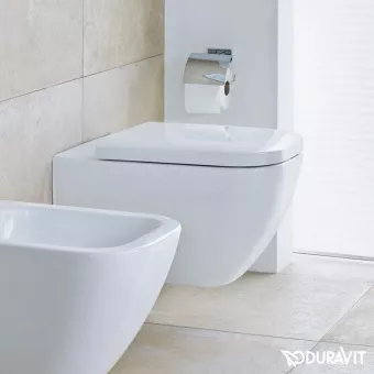 ПОДВЕСНОЙ БЕЗОБОДКОВЫЙ УНИТАЗ DURAVIT RIMLESS HAPPY D.2 (2550090000)