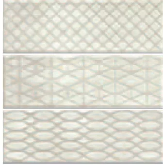 RAGNO BRICK GLOSSY DEC BEIGE 10x30