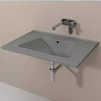 КЕРАМИЧЕСКАЯ РАКОВИНА 72 СМ FLAMINIA BLOOM, LAVA GREY (BM70L)