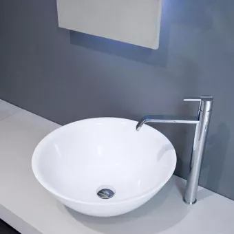 РАКОВИНА НАКЛАДНАЯ 50 СМ ANTONIO LUPI SERVOTONDO, БЕЛЫЙ (TONDOMOOD BIANCO)