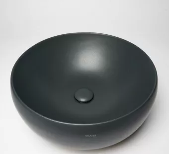 РАКОВИНА d48 СМ GALASSIA DREAM, ЧЕРНЫЙ МАТОВЫЙ (7333NEMT)