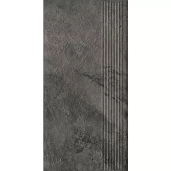 PARADYZ KLINKIER ARDIS DARK STOPNICA PROSTA STRUKTURA MAT 30X60