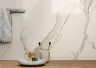 FONDOVALLE INFINITO 2.0 CALACATTA LIGHT GLOSSY 120X120