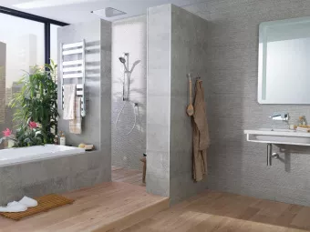 PORCELANOSA PARK G261 ACERO 33.3X100