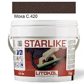 LITOKOL STARLIKE CLASSIC C.420 МОКА 5 кг ЭПОКСИДНАЯ ЗАТИРКА STRMOK0005