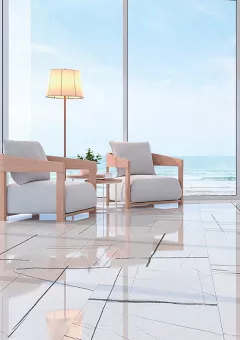 ENERGIEKER SAHARA NOIR WHITE POLISHED 120X270X6