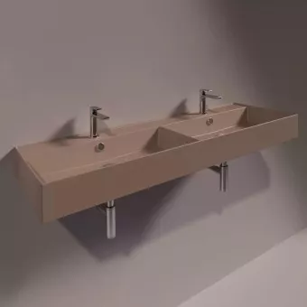 КЕРАМИЧЕСКАЯ РАКОВИНА 141 CМ SIMAS AGILE, MATTE MOKA (AG 141D)