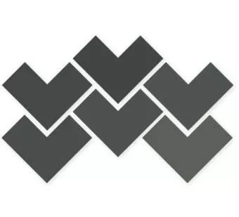 WOW ELLE FLOOR GRAPHITE 18.5X18.5