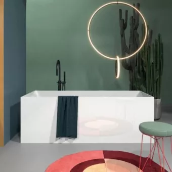 ВАННА АКРИЛОВАЯ GRUPPO TREESSE ILIA 170Х75 СМ, БЕЛАЯ (V375BL)