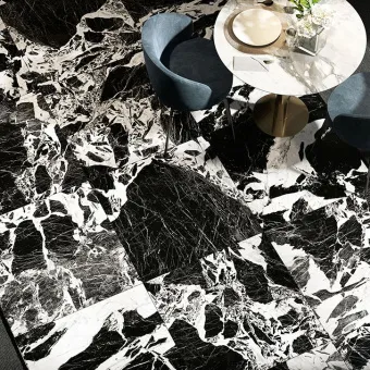 FIORANESE PRESTIGE BLACK ANTIQUE EFFECT LR M3757LR 74X74X1