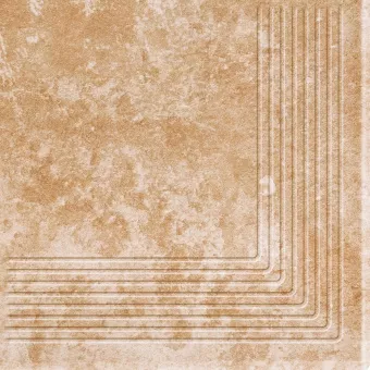PARADYZ ILARIO BEIGE STOPNICA NAROŻNA УГЛОВАЯ 30X30 С
