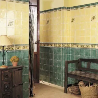 MAINZU CERAMICA ANTIC VERDE 15X15