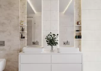 CERSANIT HENLEY WHITE MOSAIC 29,8X29.8