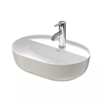 РАКОВИНА 50Х35 СМ DURAVIT LUV, БЕЛО-СЕРЫЙ (0380502300)