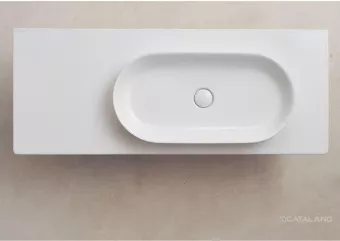 КЕРАМИЧЕСКАЯ РАКОВИНА 70 СМ CATALANO HORIZON, CEMENTO SATINATO (170AHZCS)