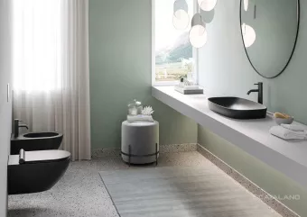 ПОДВЕСНОЙ БЕЗОБОДКОВЫЙ УНИТАЗ CATALANO SFERA NEWFLUSH, NERO SATINATO (1VSF54RNS)