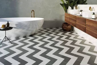 WOW ELLE FLOOR GRAPHITE 18.5X18.5