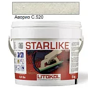 LITOKOL STARLIKE CLASSIC C.520 АВОРИО 5 кг ЭПОКСИДНАЯ ЗАТИРКА STRAVR0005