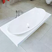 ВАННА ИЗ ИСКУССТВЕННОГО КАМНЯ FLAMINIA IO 193Х84 СМ, WHITE (IO84)