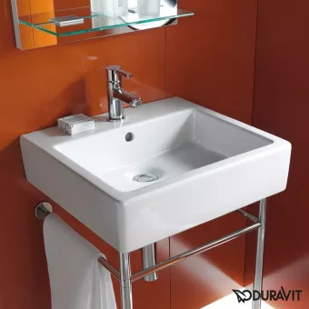 КЕРАМИЧЕСКАЯ РАКОВИНА 50 СМ DURAVIT VERO, БЕЛАЯ (0454500000)