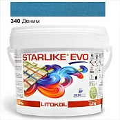 ЭПОКСИДНАЯ ЗАТИРКА LITOKOL STARLIKE EVO 340 ДЕНИМ 2,5 КГ (STEVOBDN02.5)