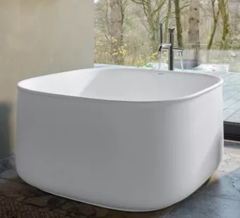 ВАННА КАМЕННАЯ DURAVIT ZENCHA 125Х125 СМ, БЕЛАЯ (700464000000000)