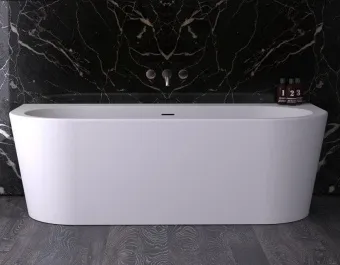 ВАННА АКРИЛОВАЯ ПРИСТЕННАЯ KNIEF WALL 180X80 СМ (0100-277)