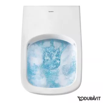 ПОДВЕСНОЙ БЕЗОБОДКОВЫЙ УНИТАЗ DURAVIT RIMLESS HAPPY D.2 SENSOWASH (2550590000)