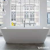ВАННА КАМЕННАЯ DURAVIT DURASQUARE 185Х85 СМ (700430000000000)