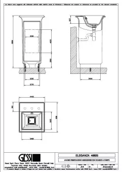 РАКОВИНА GESSI ELEGANZA (46825)