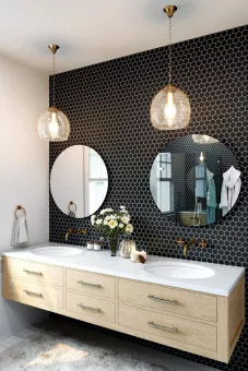 KOTTO H 6022 HEXAGON GRAFIT BLACK 29,5X29,5X0,9