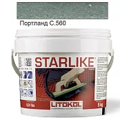 LITOKOL STARLIKE CLASSIC C.560 ПОРТЛАНД 5 кг ЭПОКСИДНАЯ ЗАТИРКА STRGPT0005
