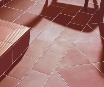 PARADYZ KLINKIER NATURAL ROSA DURO COKOL SCHODOWY DWUELEMENTOWY STRUKTURALNY PRAWY 8.1x30