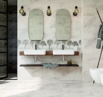 OPOCZNO WILLOW SKY LIGHT GREY 29X89