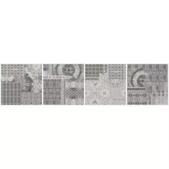 CIR INSERTO PATTERN GREY 20x20