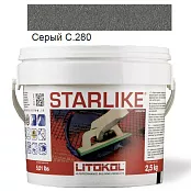 LITOKOL STARLIKE CLASSIC C.280 СЕРЫЙ 2,5 кг ЭПОКСИДНАЯ ЗАТИРКА STRGFN02.5