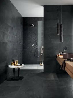 LEA CERAMICHE SLIMTECH WATERFALL DARK FLOW 50X100