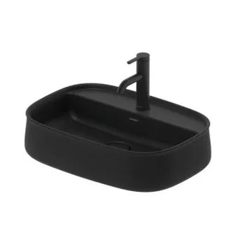 РАКОВИНА 55Х39 СМ DURAVIT ZENCHA, АНТРАЦИТ МАТОВЫЙ (2374551371)