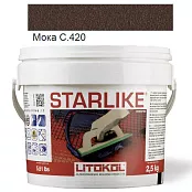 LITOKOL STARLIKE CLASSIC C.420 МОКА 2,5 кг ЭПОКСИДНАЯ ЗАТИРКА STRMOK02.5