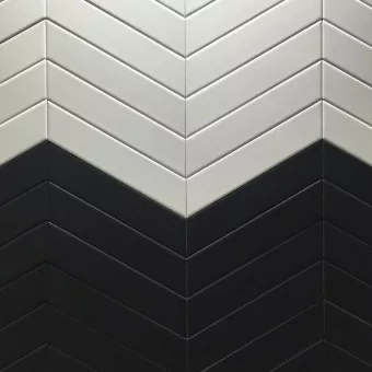 WOW SUBWAY LAB CHEVRON A GRAPHITE MATT 101156 5X23