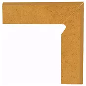 PARADYZ KLINKIER AQUARIUS BEIGE COKOL SCHODOWY DWUELEMENTOWY PRAWY 8.1x30