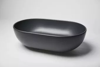 РАКОВИНА 60Х38 СМ GALASSIA DREAM, ЧЕРНЫЙ МАТОВЫЙ (7308NEMT)