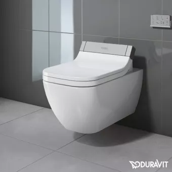 ПОДВЕСНОЙ БЕЗОБОДКОВЫЙ УНИТАЗ DURAVIT RIMLESS HAPPY D.2 SENSOWASH (2550590000)