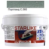 LITOKOL STARLIKE CLASSIC C.560 ПОРТЛАНД 1 кг ЭПОКСИДНАЯ ЗАТИРКА STRAVR0001