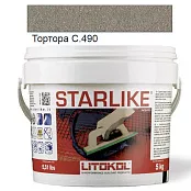 LITOKOL STARLIKE CLASSIC C.490 ТОРТОРА 5 кг ЭПОКСИДНАЯ ЗАТИРКА STRTRT0005