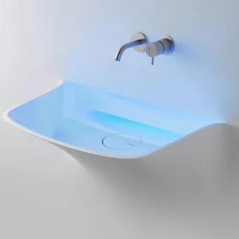 РАКОВИНА ВСТРАИВАЕМАЯ В СТЕНУ ANTONIO LUPI SOFFIO, БЕЛЫЙ (SOFFIO BIANCO)