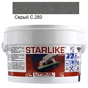 LITOKOL STARLIKE CLASSIC C.280 СЕРЫЙ 1 кг ЭПОКСИДНАЯ ЗАТИРКА STRBGH0001