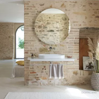 КЕРАМИЧЕСКАЯ РАКОВИНА 70 СМ CATALANO HORIZON, ARGENTO-BIANCO (170AHZBA)