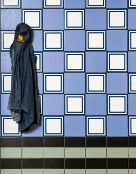 MUTINA MATTONELLE MARGHERITA SQUARE BLUE NDM15 20,5X20,5